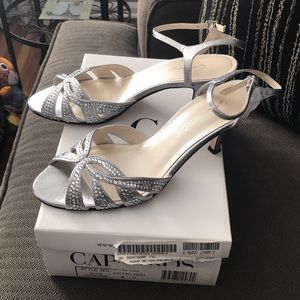 Caparros Silver Heirloom Heels